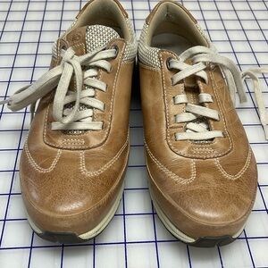 New Balance 980 Leather Women's Walking Shoes Size 7 Brown-Tan EUC WW980TN
